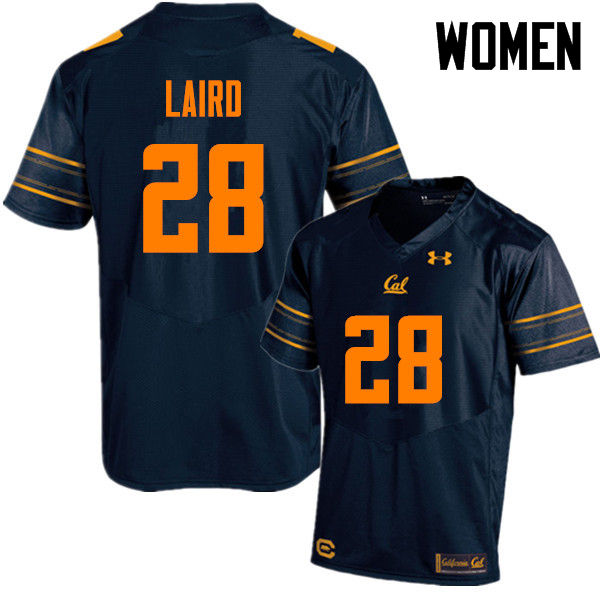 Women #28 Patrick Laird Cal Bears (California Golden Bears College) Football Jerseys Sale-Navy